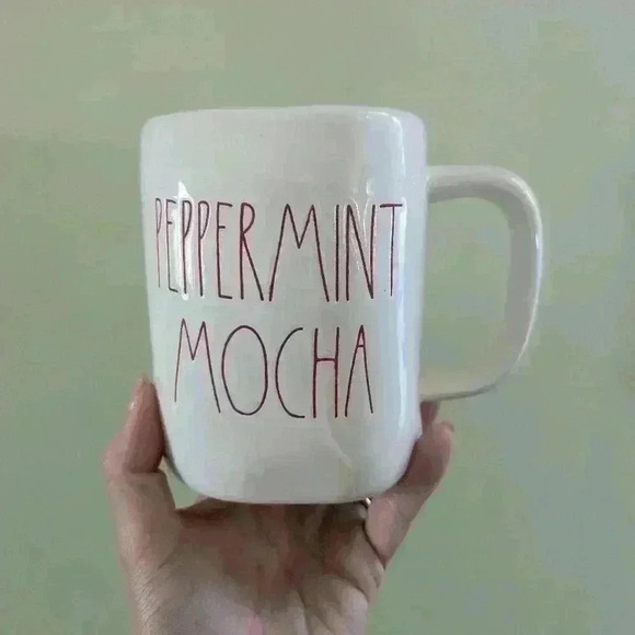 Rae Dunn peppermint mocha mug - Picture 1 of 6